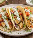 Zivju tacos ar jogurta mērci