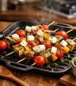 Grilēti dārzeņu iesmiņi ar feta sieru