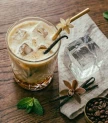 Ledus latte ar vaniļu