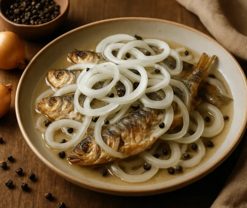 Ceptas reņģes marinādē