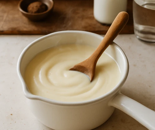 Bešamela mērce makaroniem un lazanjai