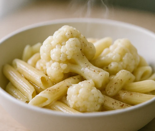 Makaroni ar ziedkāpostiem