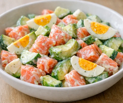 Laša salāti ar avokado