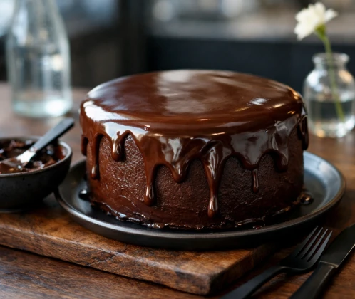 Klasiskais šokolādes ganache krēms kūkām