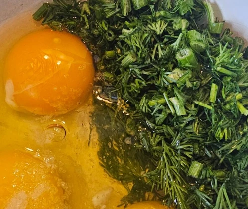 Omlete ar dillēm