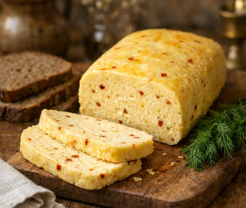 Pikantais Jāņu siers ar ķiploku un čili