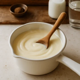 Bešamela mērce makaroniem un lazanjai