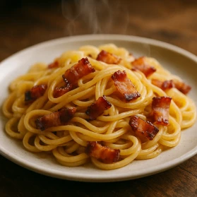 Makaroni ar speķi