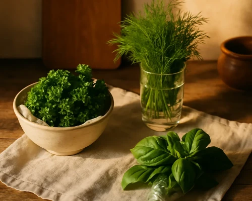Kā uzglabāt zaļumus: 7 paņēmieni svaigumam un aromātam