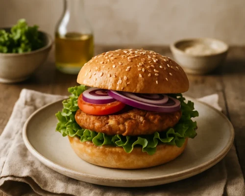 Veģetārais burgers, kas pārliecinās gaļas ēdājus