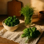 Kā uzglabāt zaļumus: 7 paņēmieni svaigumam un aromātam